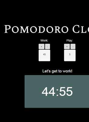 Pomodoro clock